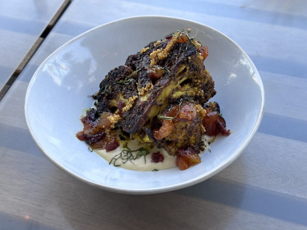 Pan-Roasted Cauliflower. Photo by Robert Eliason.