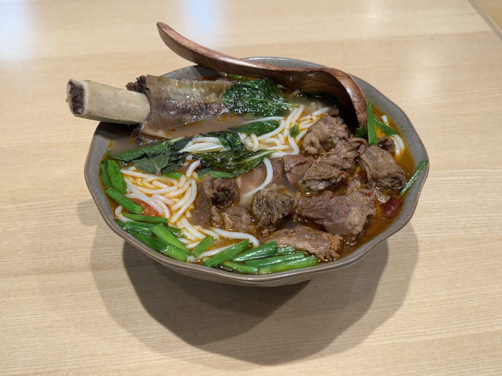 Jun Bistro's Braised Angus Beef Rice Noodle