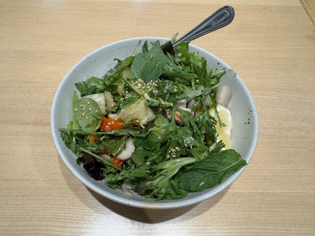 The signature salad at Jun Bistro in Milpitas