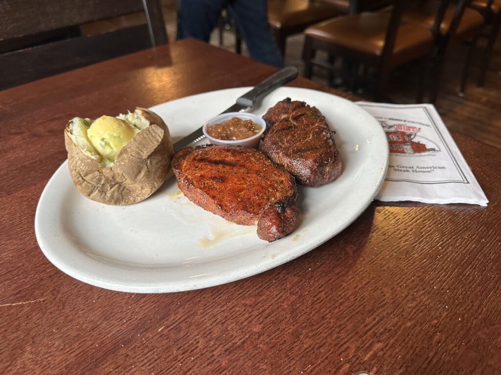 Henry's Pork Chops. Photo by Robert Eliason.