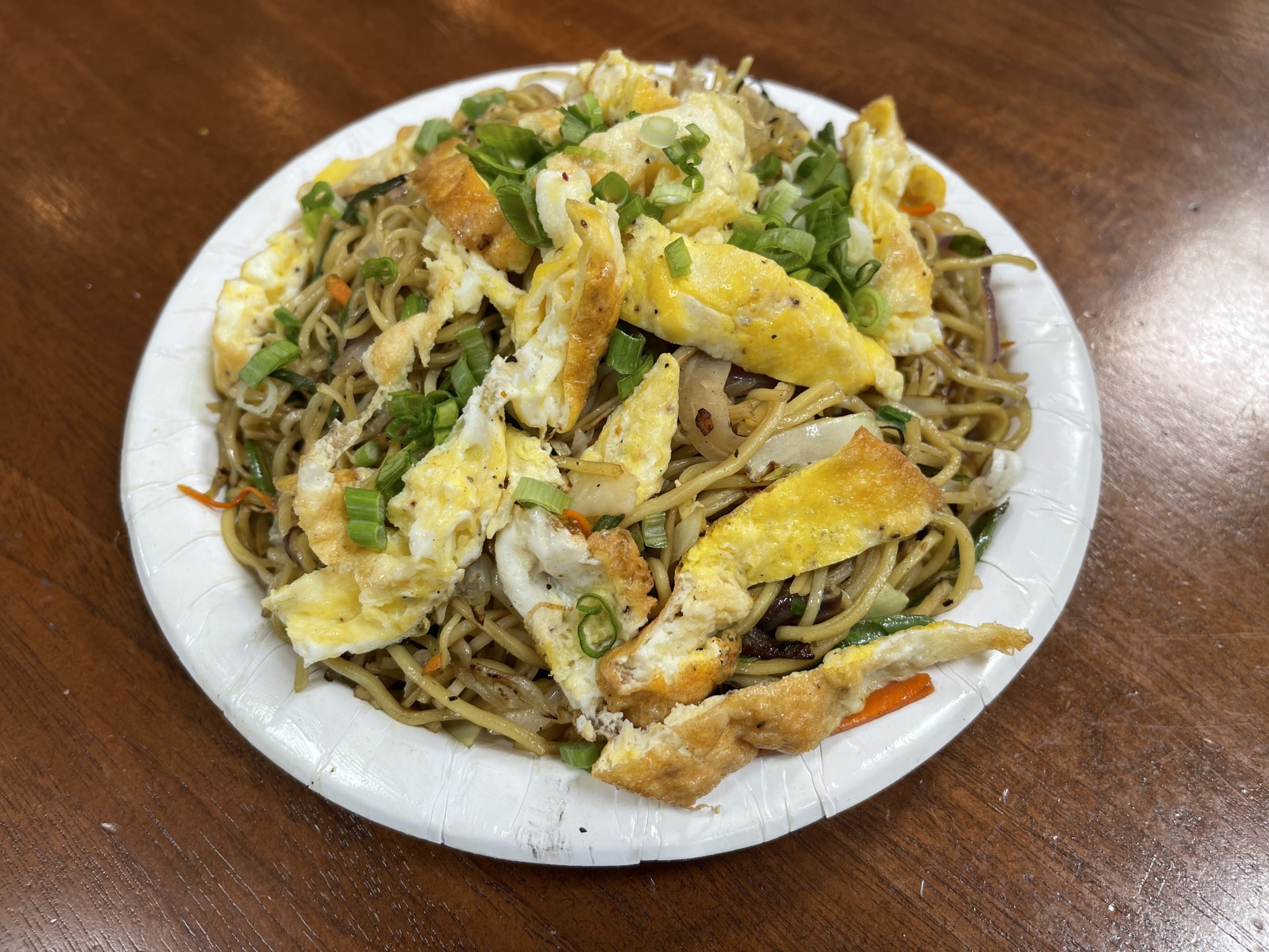 Egg Chow Mien. Photo by Robert Eliason.