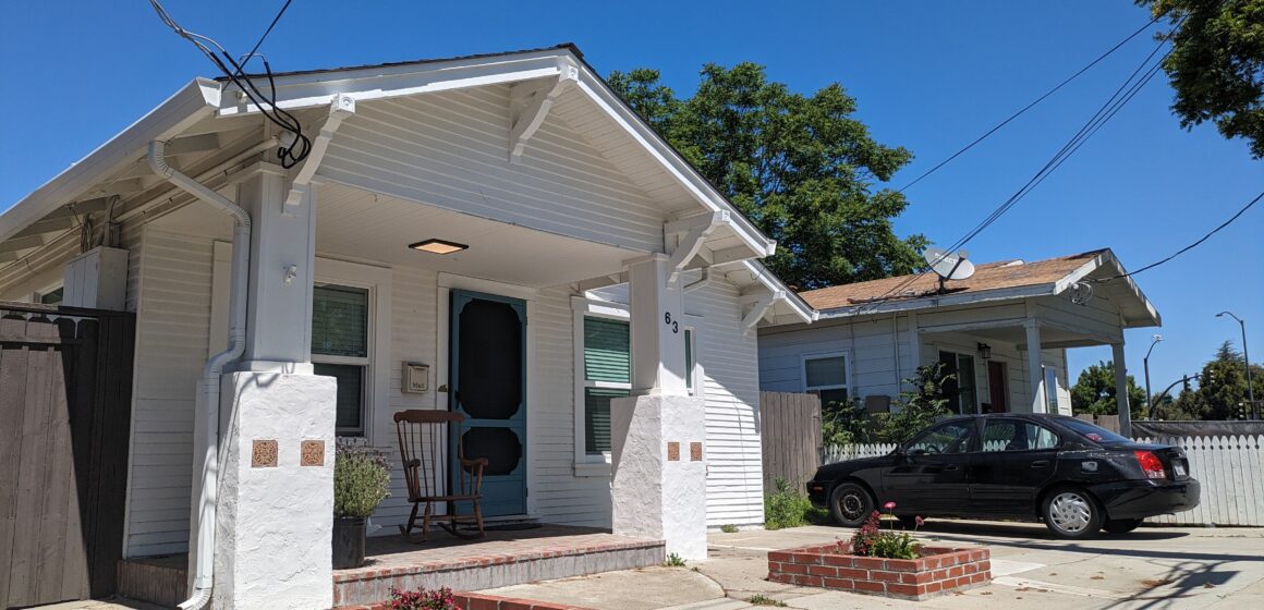 Two small white homes in Campbell