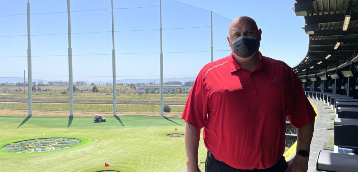 Travis Miller, manager of operations at Topgolf in Alviso. Photo by Lloyd Alaban.