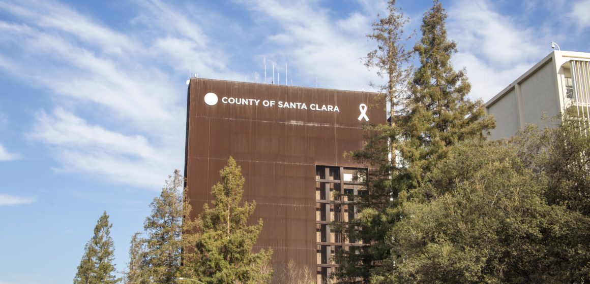 The Santa Clara County Government Center in San Jose at 70 W. Hedding St.