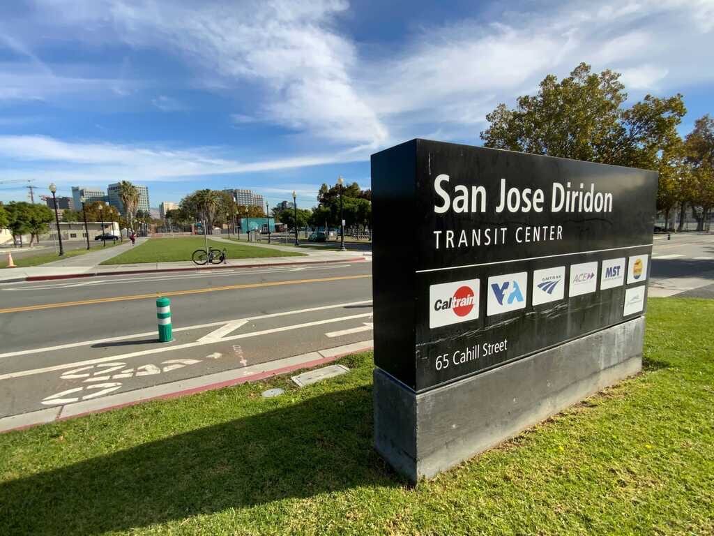 Diridon Station in downtown San Jose, named after Rod Diridon, is pictured in this file photo.